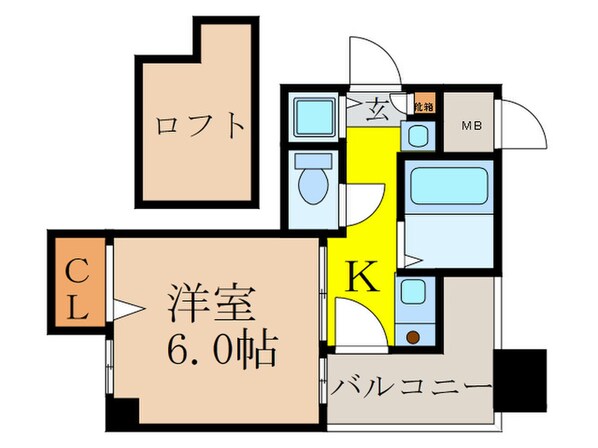 エステムコート新大阪Ⅲの物件間取画像